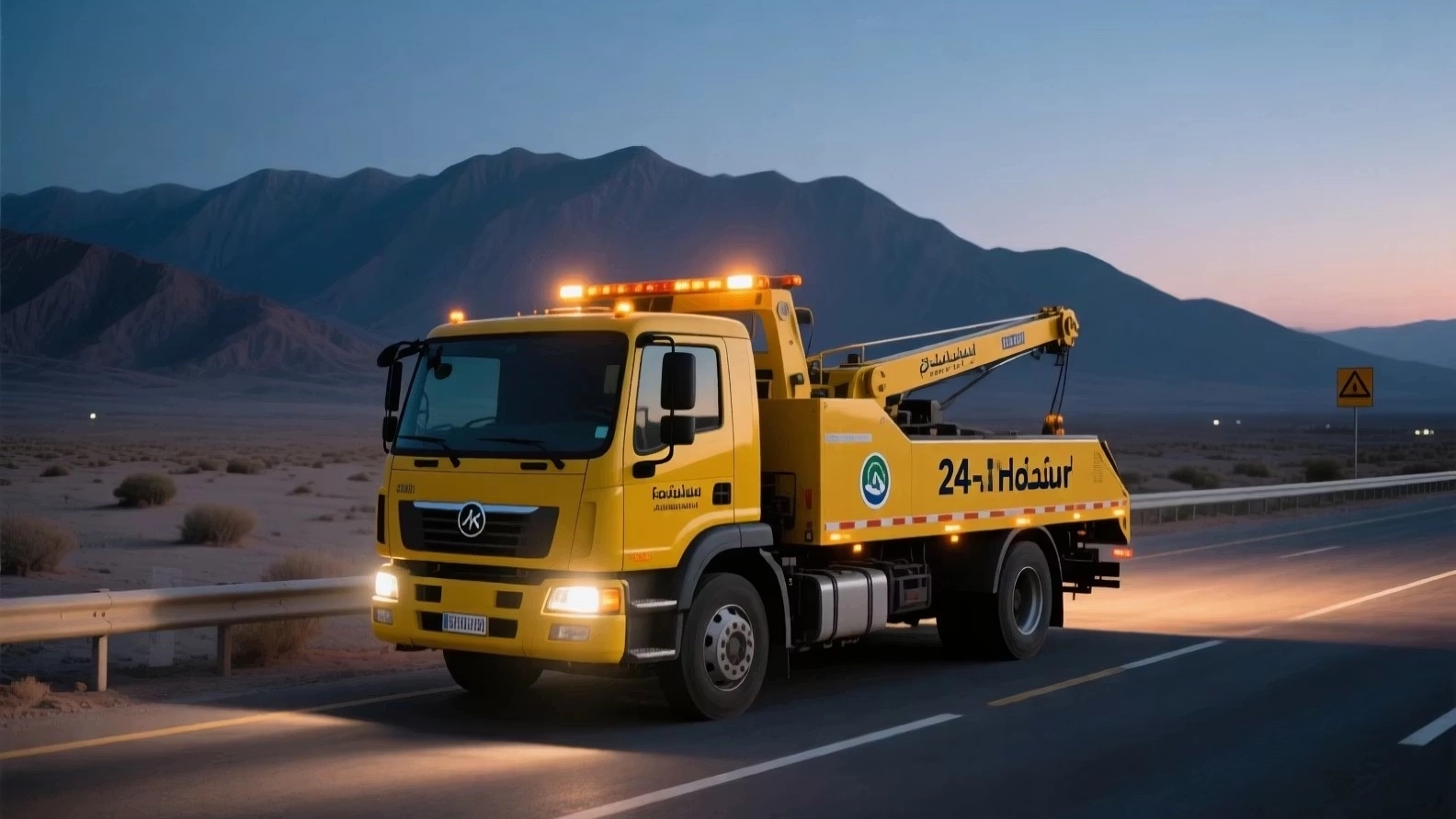 خدمات شبانه‌روزی یدک‌کش در فاریاب کرمان